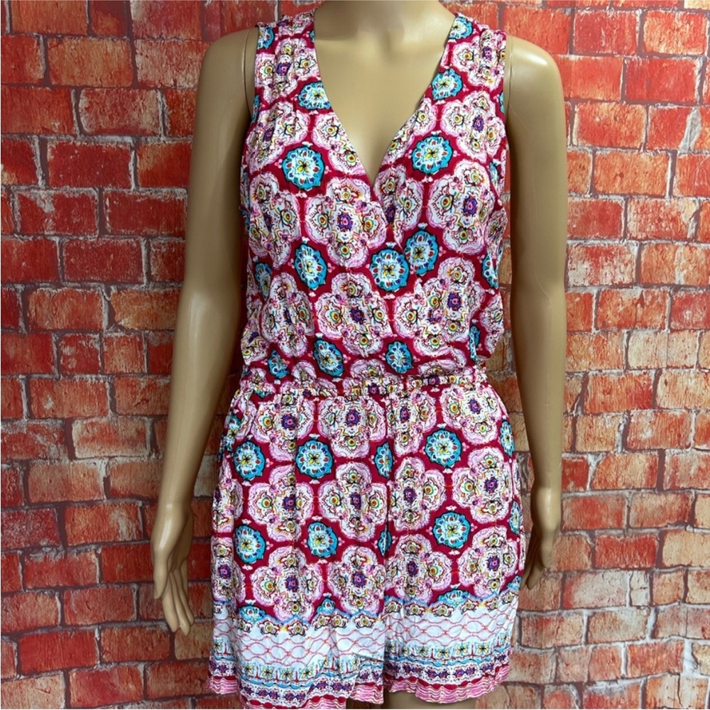 BeBop Floral Sleeveless Romper